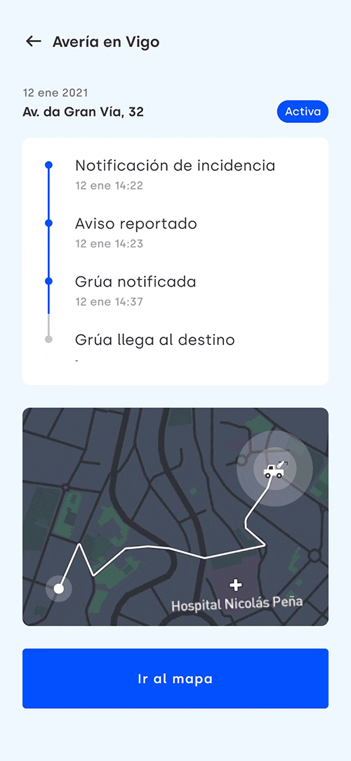 Demostración de Incidence App